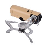 Mini Aragaz Portabil pentru Camping, 2600 W, Aprindere Automata, Bej