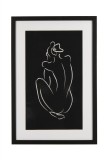 Cumpara ieftin Tablou decorativ alb negru 40x3x60 cm