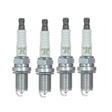 Set 4 Bucati Bujie Scanteie NGK V-Line 33 (BKR5E-11) - Hyundai Accent, Tucson, Elantra, Getz