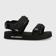 Karl Lagerfeld sandale Atlantik barbati, culoarea negru