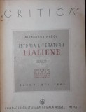 ISTORIA LITERATURII ITALIENE