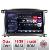 Navigatie Toyota Land Cruiser L100 2002-2008 Edotec Kit-L100 8 core QLED 2K 16+512 360 Android Waze USB Navigatie Internet Youtube Radio v1 CarStore T