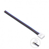 10mm 5-Pin Click-On RGBW RGBWW LED Strip conector, Oem