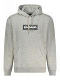 Cumpara ieftin Hanorac bărbați, cu imprimeu cu logo, Regular fit, gri, XL