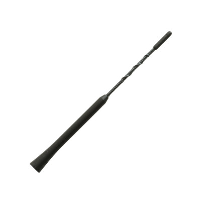 Antena auto pentru exterior cu 2 adaptoare (5-6 mm), 24 cm. neagra foto