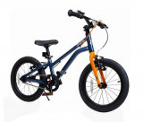Bicicleta copii Royal Baby Kable-EZ roti 14inch, Cadru Aluminiu 6061, frane V-brake (Albastru), Royalbaby