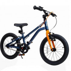 Bicicleta copii Royal Baby Kable-EZ roti 14inch, Cadru Aluminiu 6061, frane V-brake (Albastru)