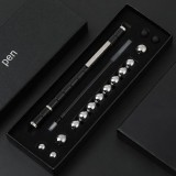Pix negru antistres cu magnet, multifunctional magnetic, accesorii de birou interactive