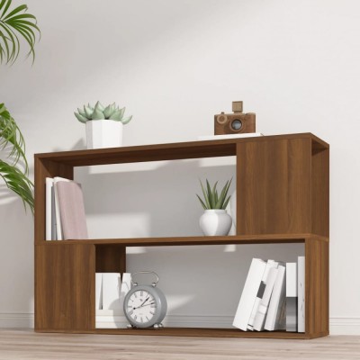 vidaXL Bibliotecă, stejar maro, 100x24x63 cm, lemn prelucrat foto