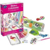 Abtibilduri cu diamante - Set de creativitate si indemanare