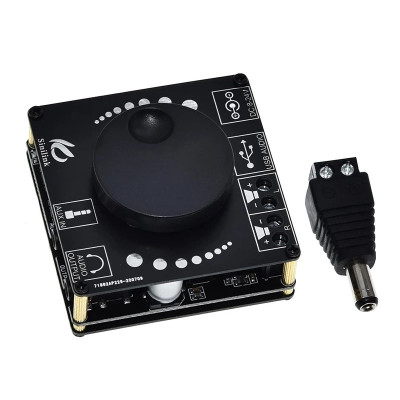 XY-AP50L amplificator audio stereo 2 x 50W cu Bluetooth 5.0, intrare DC 5-24V foto