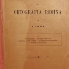 MANUAL DE ORTOGRAFIA ROMANA - GRAMATICA ROMANA, 2 VOL, 1889