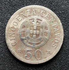 x435 Angola 50 centavos 1928 foto