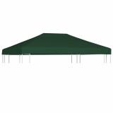 Cumpara ieftin Acoperis de pavilion, 310 g/m&sup2;, verde, 4 x 3 m