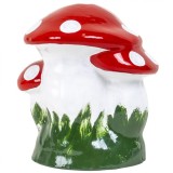 Ciuperca decorativa pentru gradina ceramica 26x23cm Zilan EXT 10220