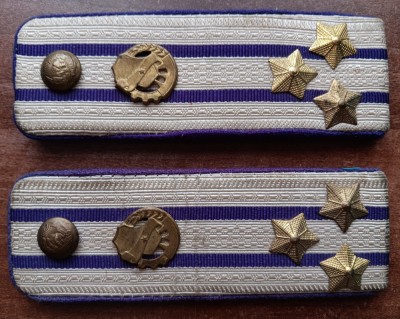 C1 6 - Grade militare - veston - comunism RSR - colonel financiar foto