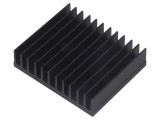 Radiator Negru cu Aripioare 50mm x 59,69mm