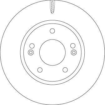 TRW DF6936 Disc frana foto
