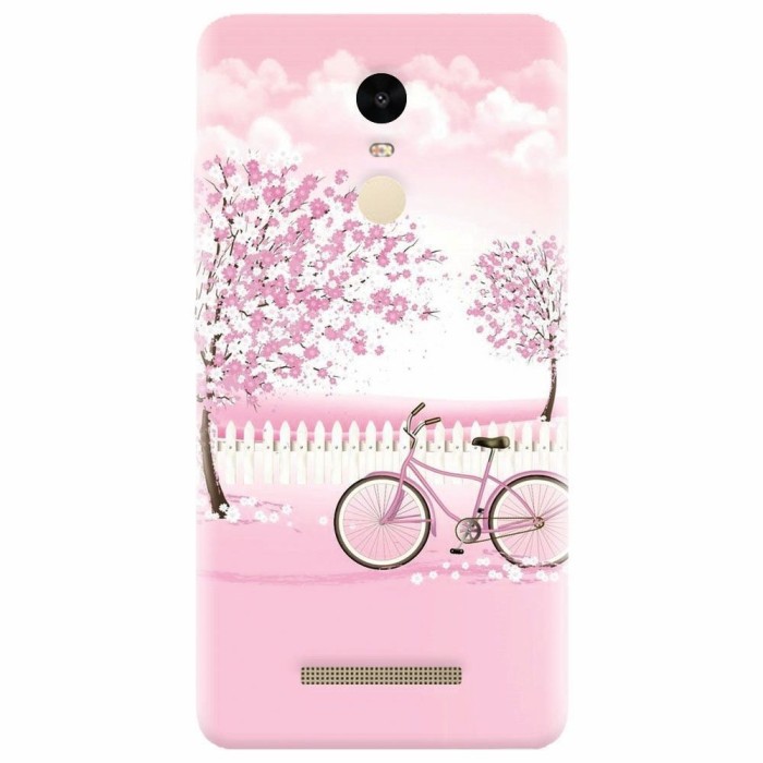 Husa silicon pentru Xiaomi Remdi Note 3, Pink Spring