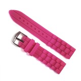 Curea Ceas Silicon Fucshia 18mm 20mm 22mm WZ756, Time Veranda