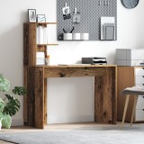 vidaXL Birou de scris din lemn vechi Lemn vechi Lemn Medie Minimalist
