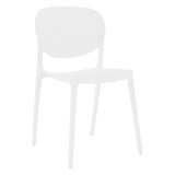 Cumpara ieftin Scaun plastic alb Fedra 46x53x81.5 cm