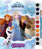 Disney. Regatul de gheață 2. Să pictam noi aventuri cu Anna și Elsa. Carte de colorat - Paperback - Disney - Litera mică