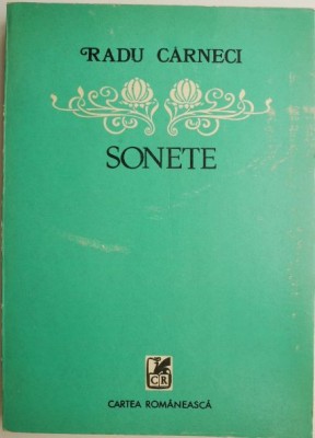Sonete &amp;ndash; Radu Carneci foto