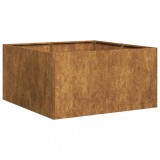 Cumpara ieftin Jardiniera Rusty 80x80x40 cm Otel pentru intemperii