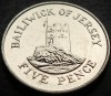 Moneda 5 PENCE - JERSEY, anul 2014 * cod 5004, Europa