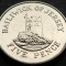Moneda 5 PENCE - JERSEY, anul 2014 * cod 5004