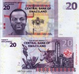 SWAZILAND 20 emalangeni 2017 UNC!!!