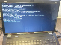placa de baza laptop COMPAQ CQ56 functionala,amd athlon II P320,racire bonus foto