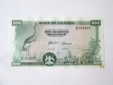 Rara! Uganda 100 Shillings 1966 aUNC la cel mai mic pret