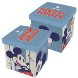 Taburet pentru depozitare jucarii Mickey, Arditex