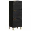 VidaXL Dulap &icirc;nalt, negru, 40x33x110 cm, lemn prelucrat 4017677