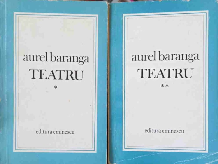 TEATRU VOL.1-2-AUREL BARANGA