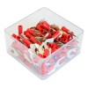 Set 100 Papuci Electrici Furca Izolati 4.3mm Terminale Auto