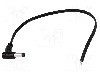 Cablu alimentare DC, cabluri, DC 5,5/2,5 mufa, negru, 0,2m, BQ CABLE - DC.CAB.2601.0020