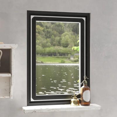 vidaXL Plasă insecte magnetică pentru ferestre, alb, 80x120 cm foto