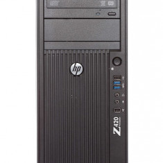 Workstation HP Z420, 1 x Intel 8 Core Xeon E5-2690v1 2.9 GHz, 32 GB DDR3, 240GB SSD, nVidia Quadro 600 1GB, 2 ani garantie