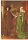 RFG, reproduceri de arta, van Eyck, Cuplul casatorit Arnolfini, c.p. necirculata, Printata
