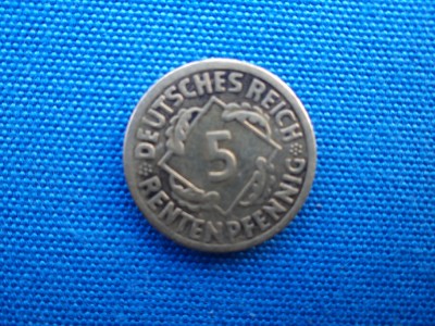 5 FENNIG 1924 /A DEUSTCHES REICH foto