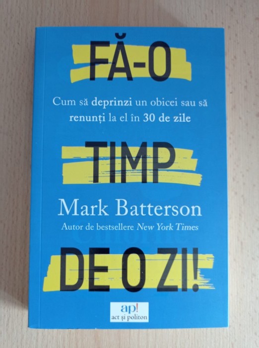 Fa-o timp de o zi! - Mark Batterson