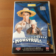 OPERATIUNEA MONSTRUL DVD disc film comedie romania TOMA CARAGIU COTESCU MORARU