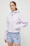 Cumpara ieftin The North Face jacheta de exterior Cropped Quest culoarea violet, de tranzitie, NF0A55EPPMI1