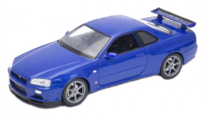 Macheta Nissan Skyline GT-R (R34) - 1/24 WELLY, +8 ani