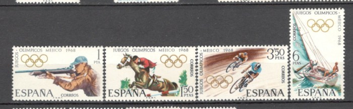 Spania.1968 Olimpiada de vara MEXIC SS.185