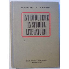 INTRODUCERE IN STUDIUL LITERATURII de AL. BISTRITIANU si C. BOROIANU , 1968