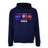 FC Barcelona hanorac de bărbați cu glugă Return navy - M